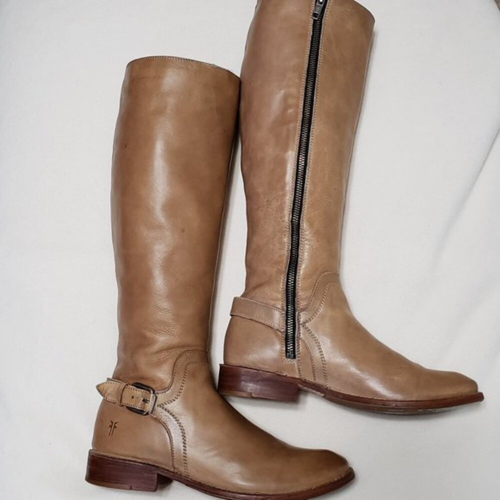 Frye Shirley Shield Genuine Leather Riding Boot